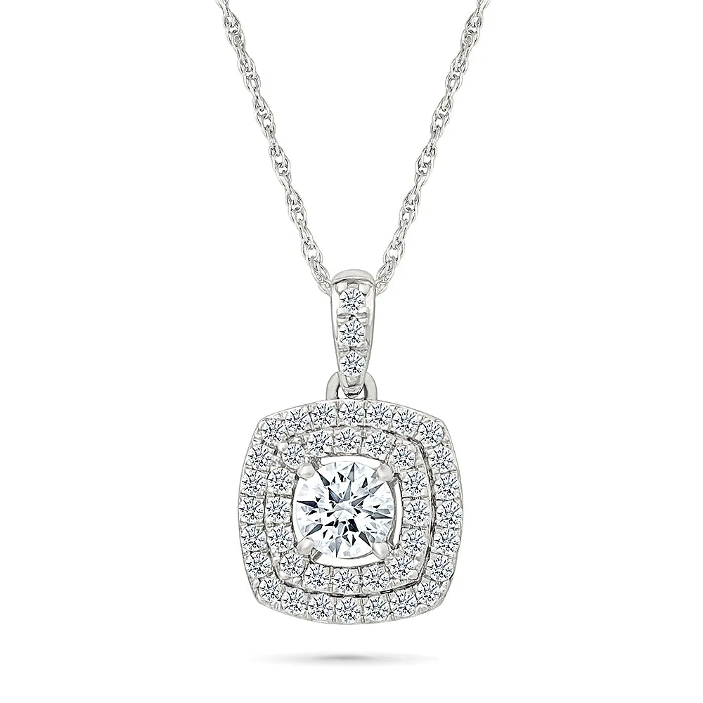 Square of Sparkle Pendant