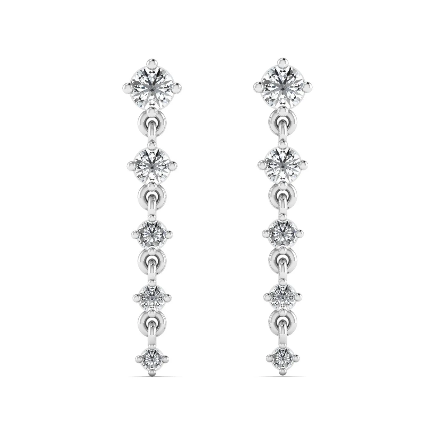 Sterling Silver Dangle Drop Earrings