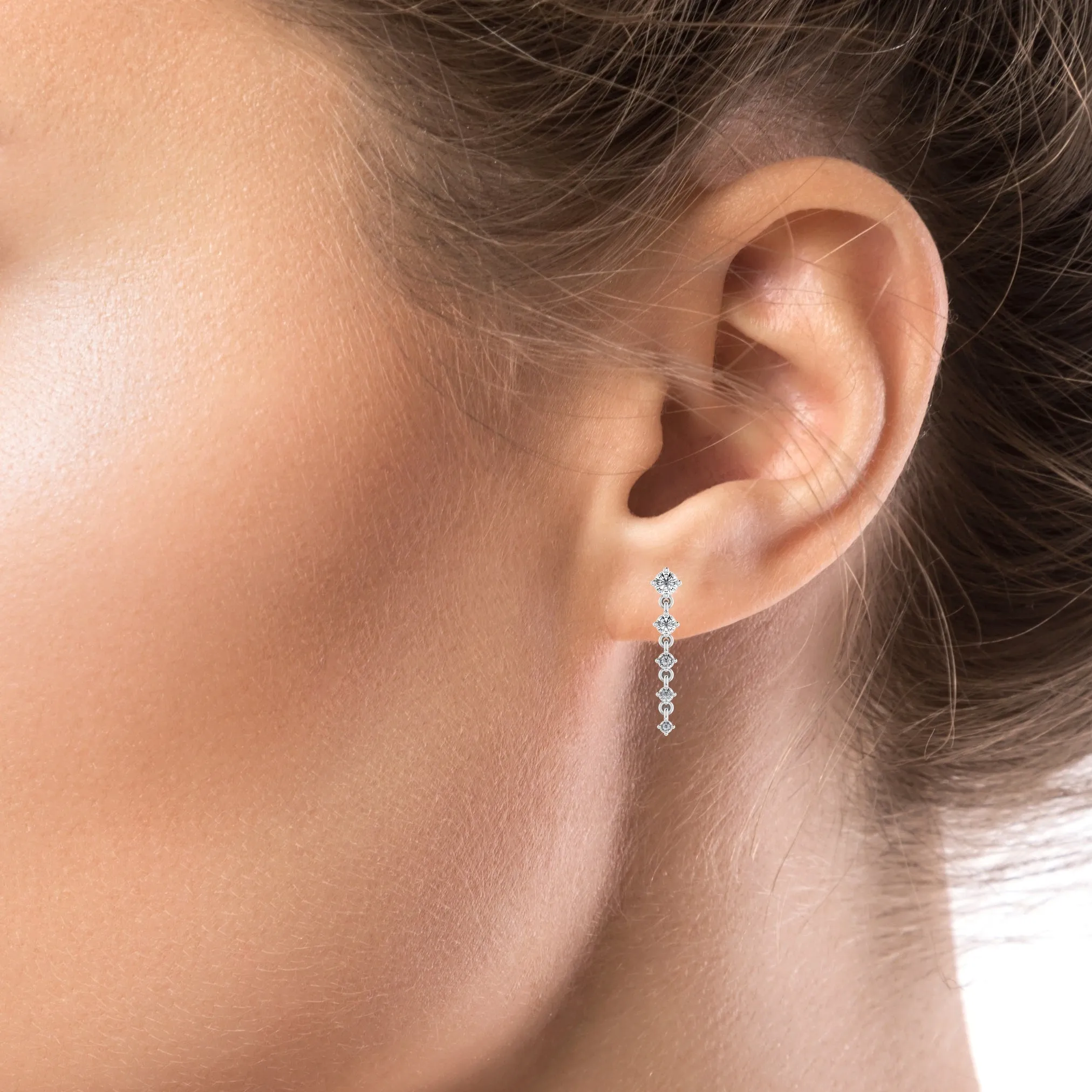 Sterling Silver Dangle Drop Earrings