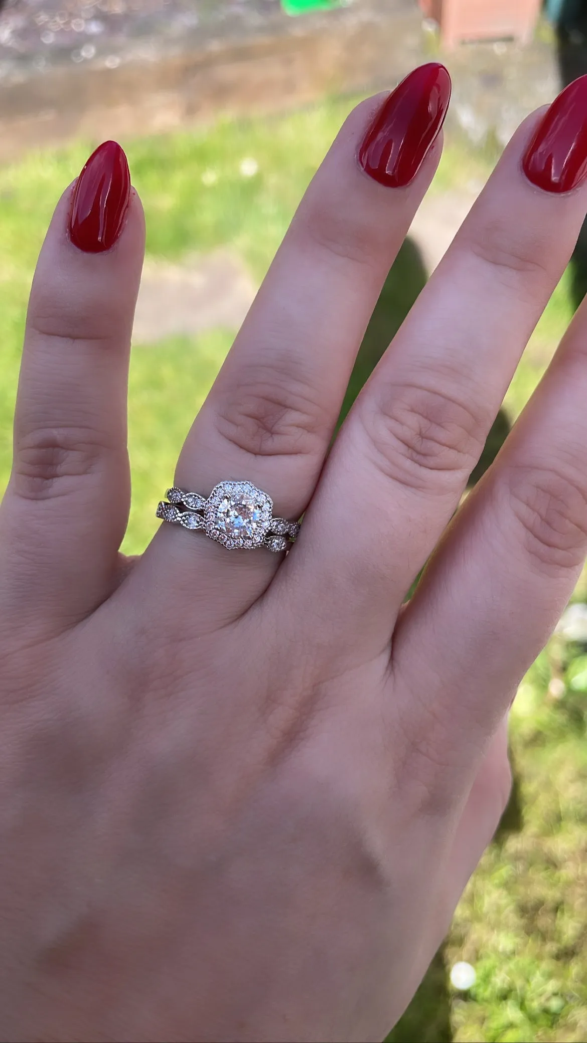 Sterling Silver Princess Ring Set