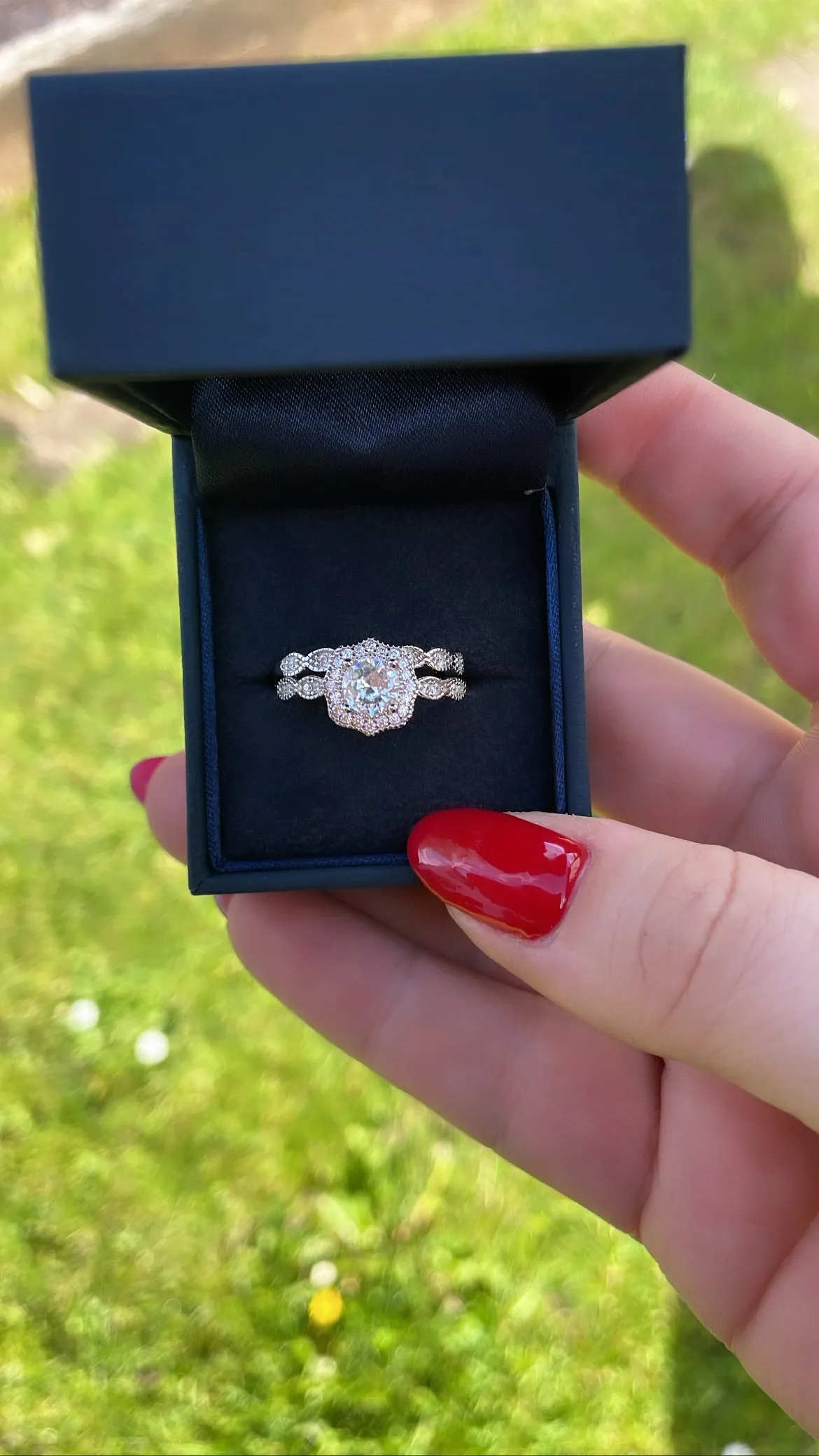 Sterling Silver Princess Ring Set