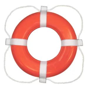 Taylor Made Foam Ring Buoy - 30" - Orange w/White Grab Line