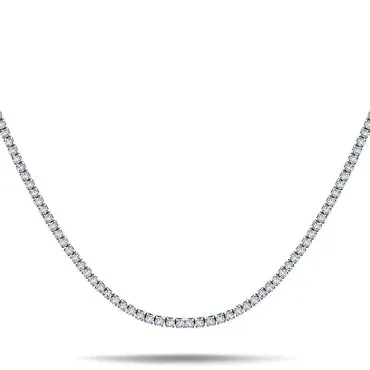 Tennis Chain Diamond Necklace