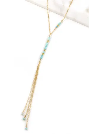 Turquoise Waterfall Necklace