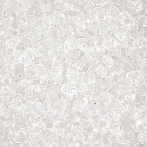 Twin 2Hole Bead 2.5x5mm apx22g Transparent Crystal