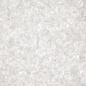 Twin 2Hole Bead 2.5x5mm apx22g Transparent Crystal