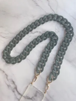 Universal Green matte phone lanyard