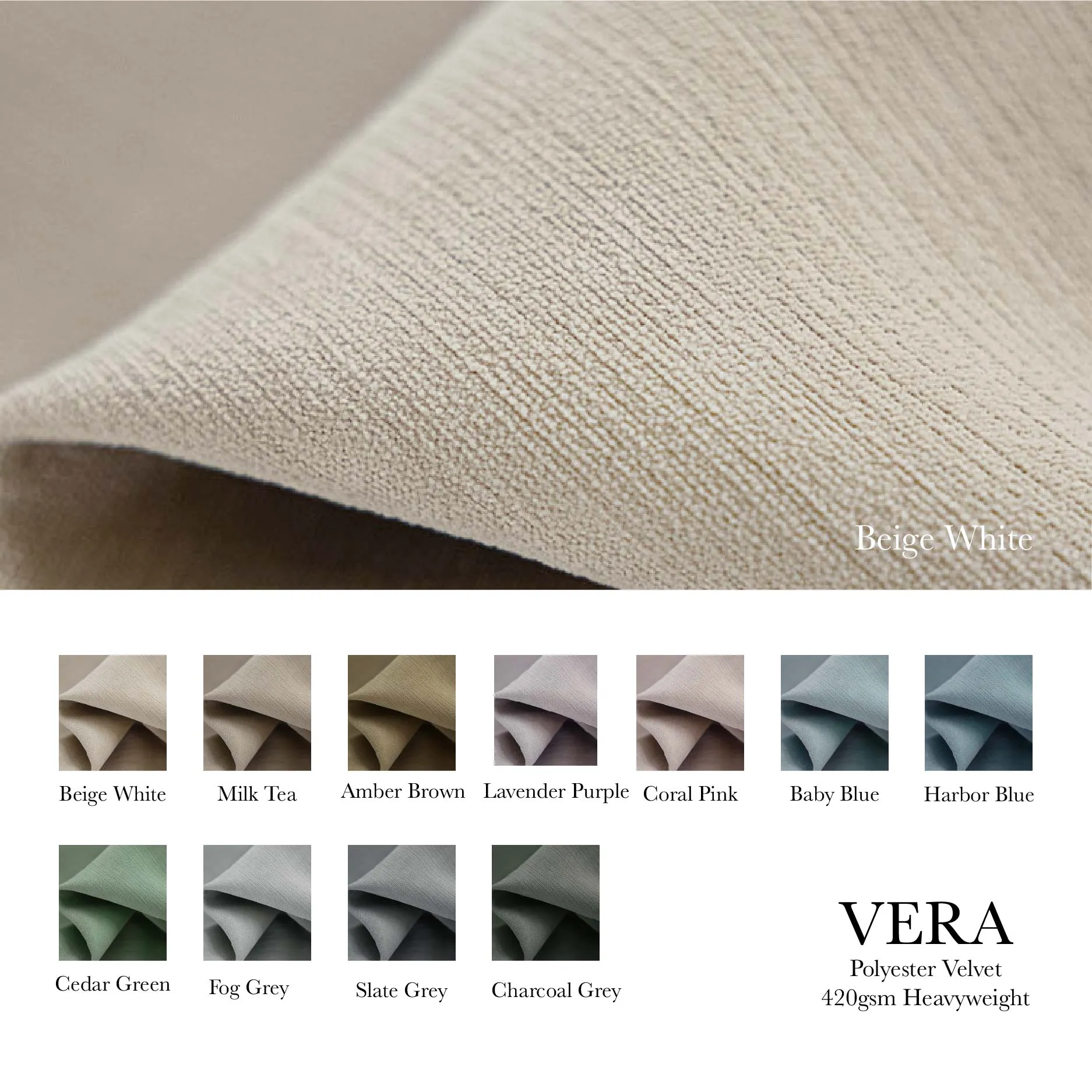 Vera Velvet Curtain Blackout Pinch Pleat