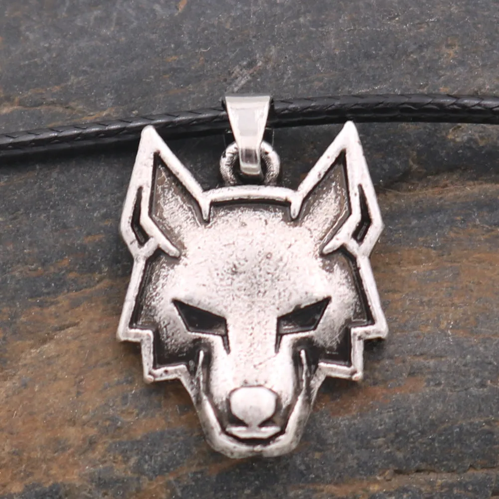 Viking Odin Wolf Head Necklace - Norse Legacy Collection