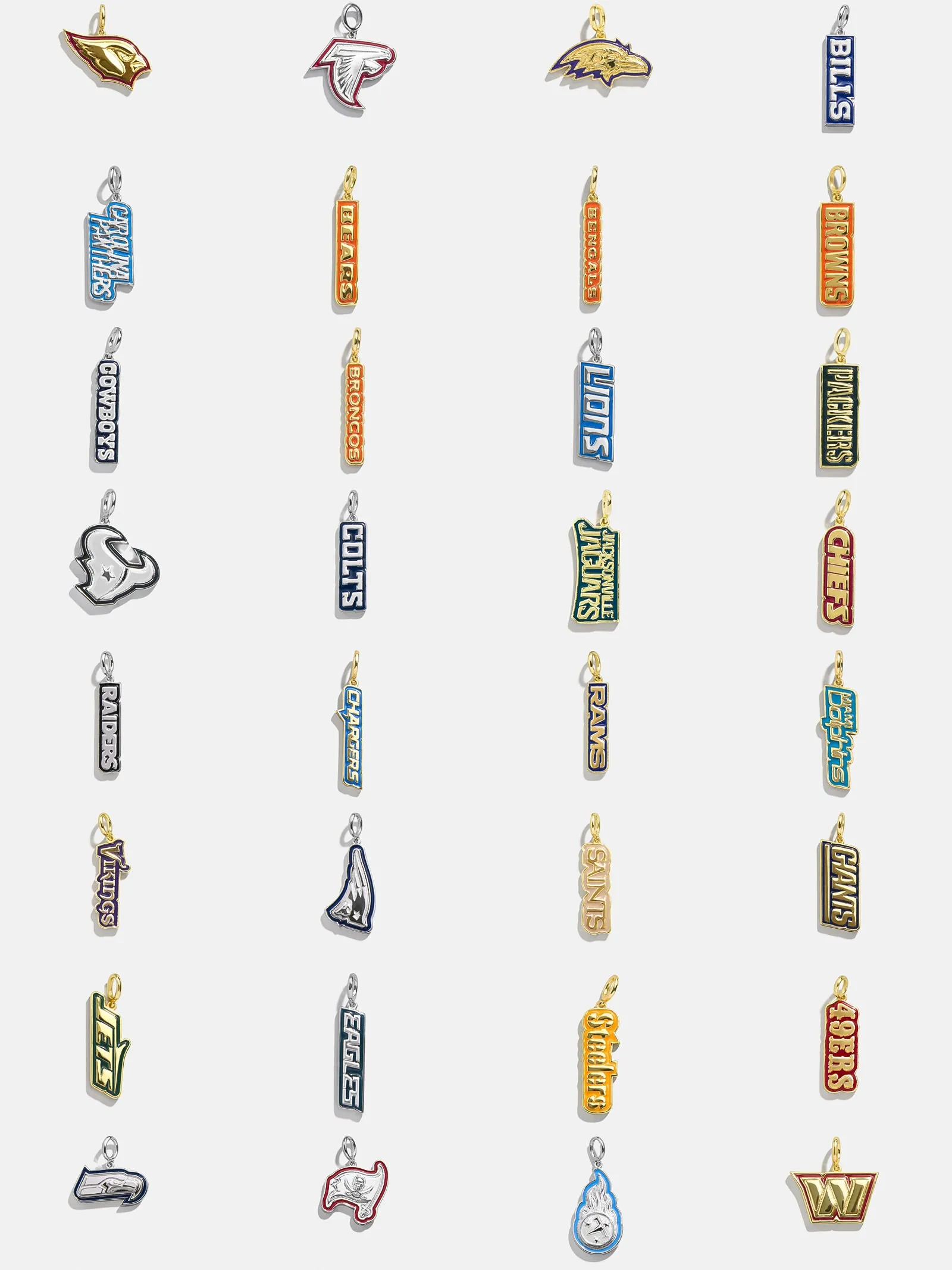 WEAR By Erin Andrews x BaubleBar Los Angeles Chargers Cluster Charm - Los Angeles Chargers