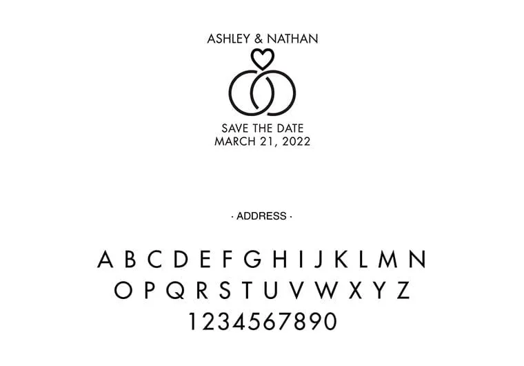 Wedding Rings Save The Date