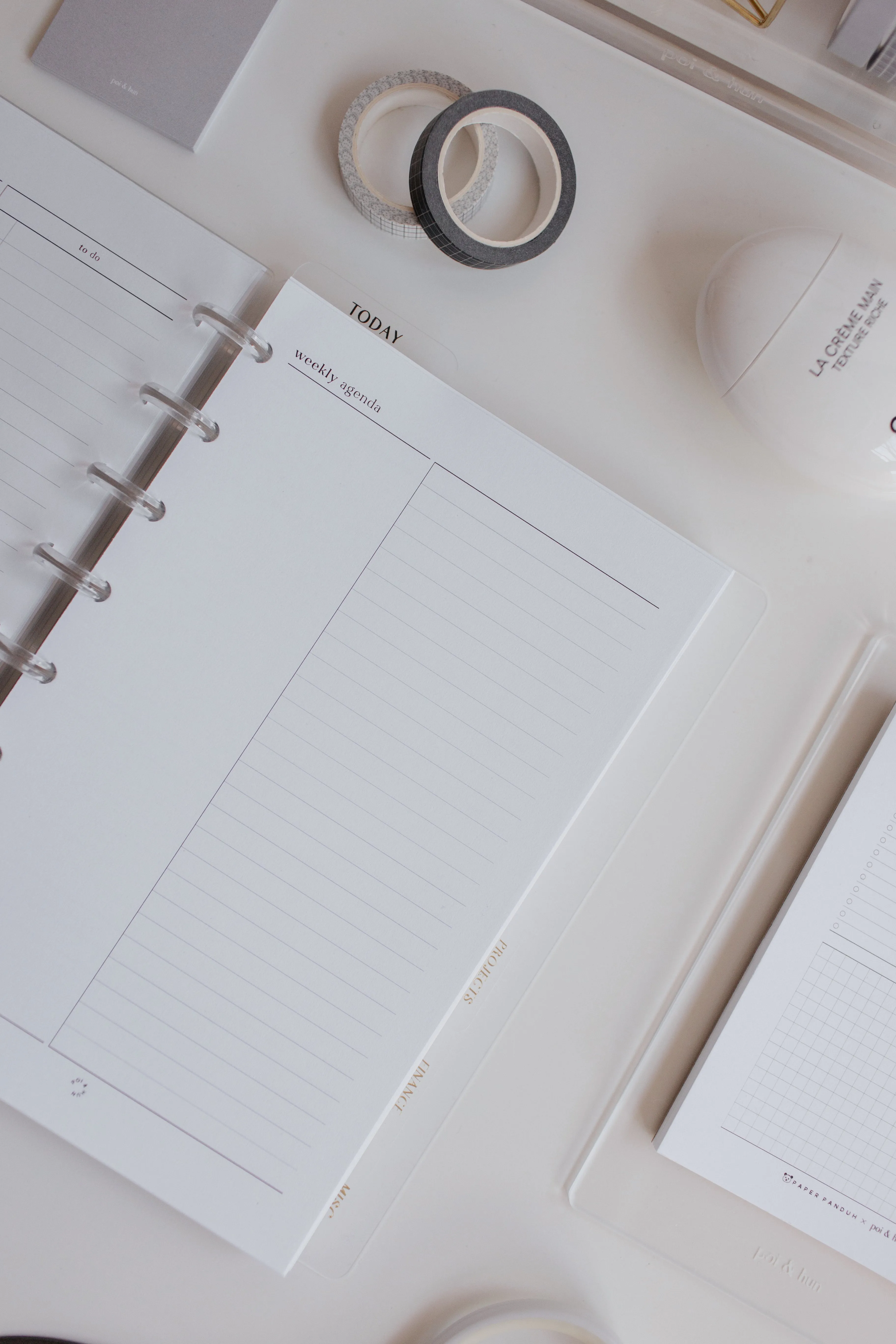 Weekly   Notes (Week On 2 Pages) Planner Inserts | Original Collection